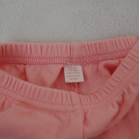 First Impressions, 0-3M Infant Baby, 100% Cotton Pink Set - Picture 7 of 13